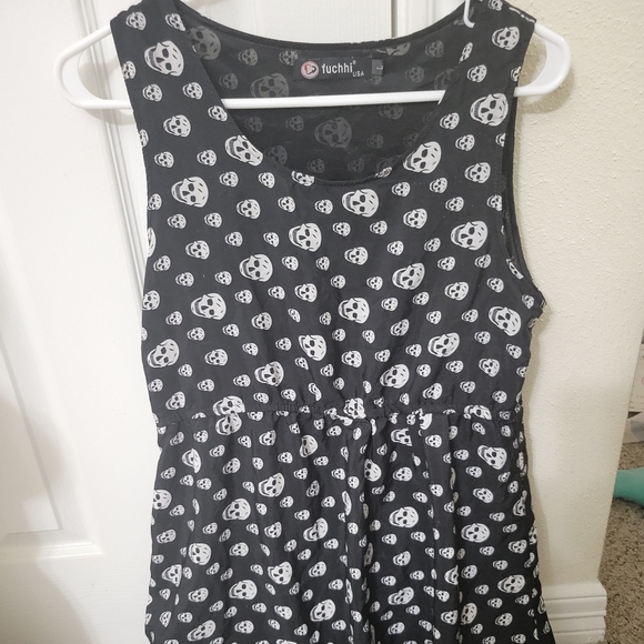Skull Mini Dress - Picture 1 of 5
